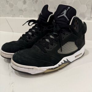 Jordan Black and White Sneakers